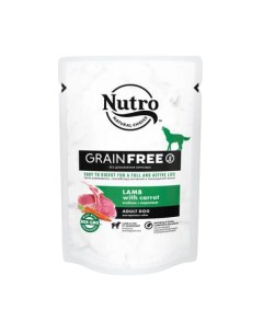 Влажный корм для собак Grain Free ягненок морковь 24шт по 85г Nutro
