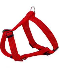 Шлейка Премиум нейлон светоотражающий красная для собак 25 мм 70 90 см Красный Каскад