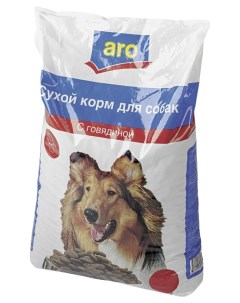 Сухой корм для собак говядина 2 4кг Aro