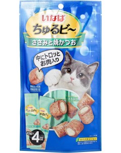 Лакомство для кошек подушечки курица тунец 4 шт 40 г Japan premium pet