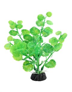Искусственное растение для аквариума щитолистник зеленый 10 см пластик Laguna