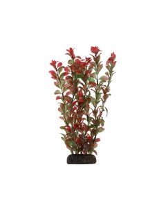 Искусственное растение для аквариума Людвигия красная 30 см пластик Триол