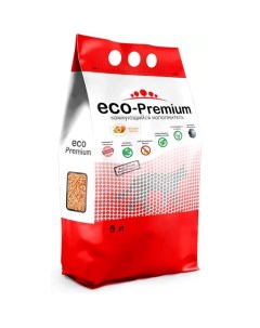 Комкующийся наполнитель ECO Premium Персик древесный 1 9 кг 5 л Eco-premium