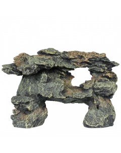 Камень для террариума Камень Сланец полиэфирная смола 26 5х17 5х19 см Aqua della