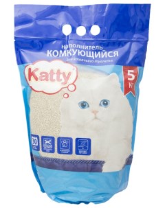 Наполнитель туалетов для кошек бентонитовый 5 кг Katty