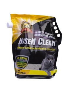 Комкующийся наполнитель натриевый минеральный 4 кг Hysen clean