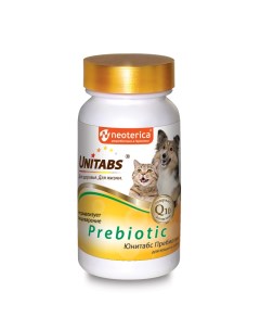 Пищевая добавка для кошек и собак Prebiotic 100 табл Unitabs