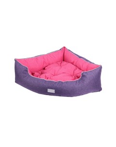 Лежанка для кошки текстиль 45x55x20см розовый Prettycat