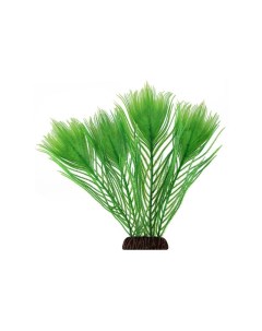 Искусственное растение для аквариума Эгерия зеленая 25 см пластик Триол