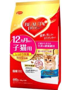Сухой корм для котят BEAUTY PRO рыба 0 6кг Japan premium pet