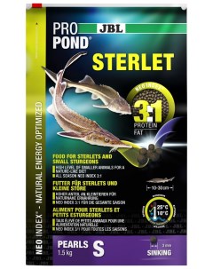 Корм для небольших осетровых рыб ProPond Sterlet S гранулы 3 л Jbl