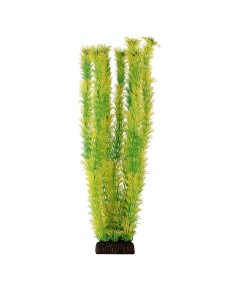 Искусственное растение для аквариума амбулия желто зеленая 46 см пластик керамика Laguna