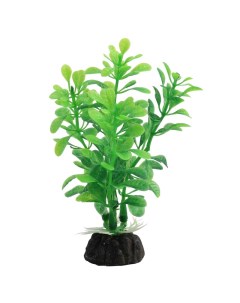 Искусственное растение для аквариума Альтернатера зеленая 10 см пластик Laguna