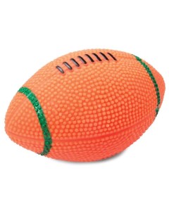 Развивающая игрушка для собак Мяч для регби оранжевый 11 5 см Триол