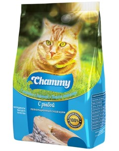 Сухой корм для кошек рыба 0 35кг Chammy