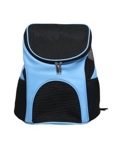 Рюкзак для переноски животных 31 5 х 25 х 33 см голубой Пижон