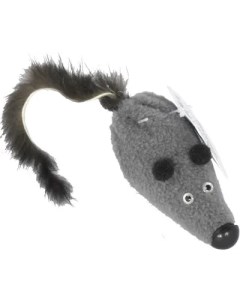 Игрушка для кошек Мышь M с норковым хвостом 6 см 6 шт Gosi