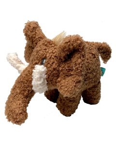 Игрушка для собак Мамонт 18 см коричневый Tufflove