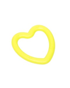 Игрушка жевательная Сердце TPR 8 х 7 5 см жёлтая Nobrand