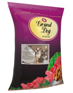 Сухой корм для собак с ягненком 10 кг Grand dog