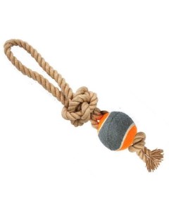 Игрушка для собак 1 грейфер джутовый веревка с мячом 32 см N1