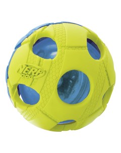 Мяч светящийся 6 см синий зеленый Nerf