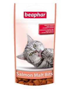 Лакомство для кошек Malt Bits подушечки с мальт пастой лосось 75 шт 35 г Beaphar