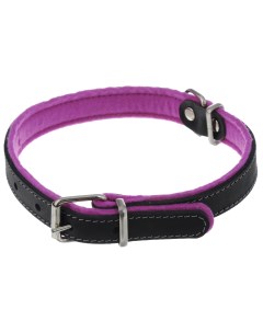 Ошейник для собак Фетр 35 черный фиолетовый 3 5x44 58 см Аркон