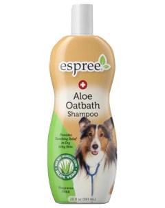 Шампунь с алоэ и протеинами овса для собак Aloe Oatbath Medicated Shampoo 591мл Espree