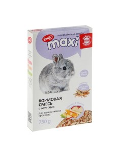 Кормовая смесь для декоративных кроликов Maxi с фруктами 750 г Ешка