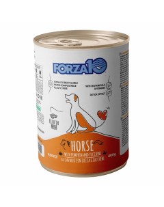 Влажный корм для собак Maintenance с кониной тыквой и цукини 12 шт по 400 г Forza10