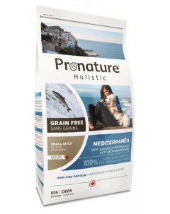 Сухой корм для собак Holistic GF Mediterranea рыба 2кг Pronature