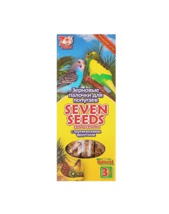Лакомство для попугаев палочки с тропическими фруктами 90 г 3 шт Seven seeds