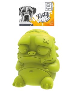 Игрушка для собак Зомбик с дозатором угощений зеленая M-pets