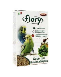 Сухой корм для волнистых попугаев PAPPAGALLINI 8 шт по 400 г Fiory