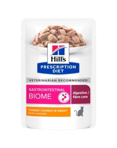 Корм влажный Prescription Diet Gastrointestinal Biome для кошек с курицей 85 г Hill`s