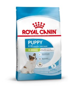 Сухой корм для щенков X Small Puppy для миниатюрных пород 3 кг Royal canin