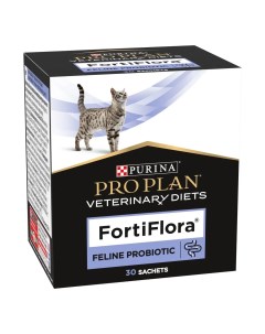 Пищевая добавка для кошек и котят Purina FortiFlora 30 шт Pro plan veterinary diets