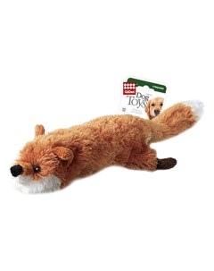 Мягкая игрушка для собак Лиса с большой пищалкой длина 63 см Gigwi