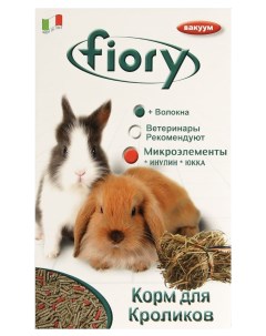 Сухой корм для кроликов Pellettato 850 г 4 шт Fiory