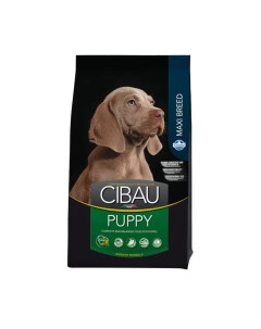 Сухой корм для щенков Cibau Puppy Maxi для крупных пород курица рыба 12кг Farmina