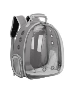 Рюкзак переноска для животных с окном для обзора 310 420 280 мм серый Goodstore24