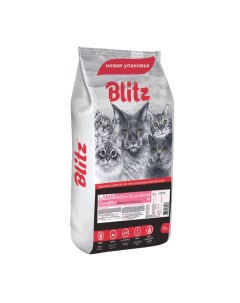 Сухой корм для кошек Sensitive Lamb с ягнёнком 10 кг Blitz