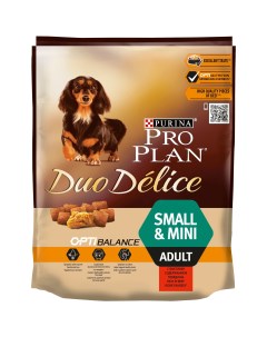Сухой корм для собак Duo Delice Small Mini Adult для мелких пород говядина 2 5кг Pro plan