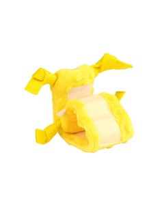 Игрушка для щенков Puppy Sensory Snail сенсорная плюшевая улитка курица желтый Playology
