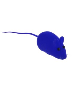 Игрушка пищалка для кошек Мышь велюровая с пищиком в ассортименте 6 см 10 шт Зооник