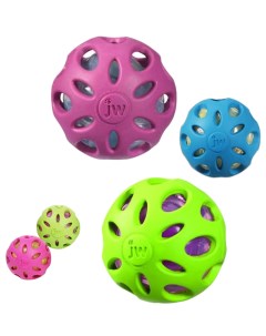Жевательная игрушка для собак Crackle Crunch Ball Large 10 5 см в ассортименте Jw