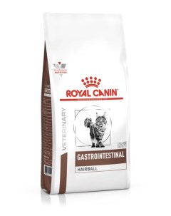 Сухой корм для кошек Gastrointestinal Hairball при проблемах с ЖКТ 2 кг Royal canin