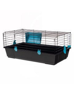 Клетка для кроликов и морских свинок 520 синяя 80x46x35см Voltrega