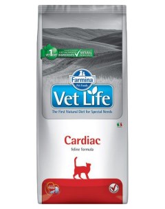 Сухой корм для кошек Vet Life Cardiac курица 0 4кг Farmina